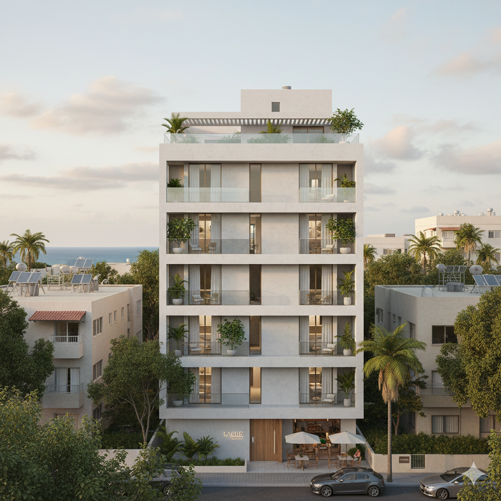 בניין 5 קומות בשלב הגימור - פתח תקוה